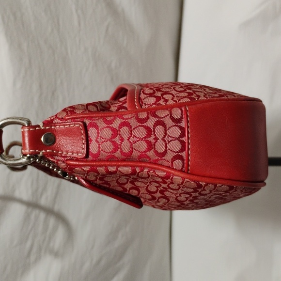 FIRM! Auth Coach Y2K Mini Signature Mini C Print Demi Vintage Shoulder/Handbag - Picture 6 of 15